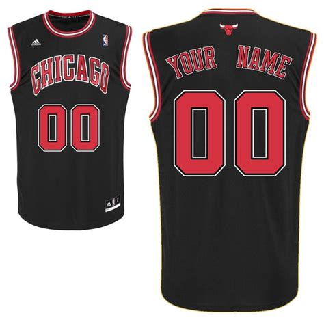 adidas Chicago Bulls Youth Custom Replica Alternate Jersey